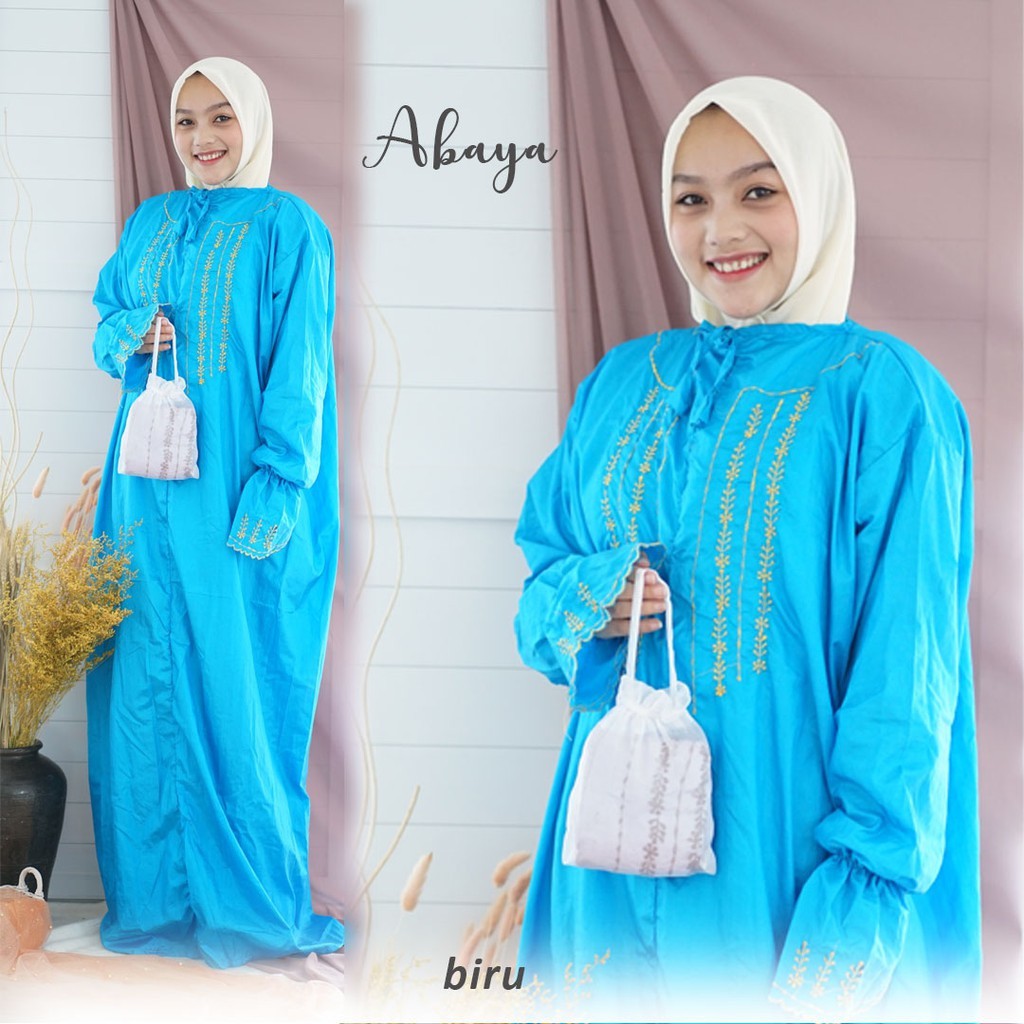 Mukena ABAYA TERUSAN bahan parasut