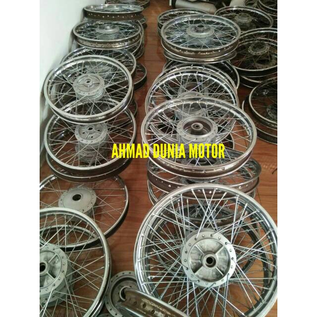 VELG BELAKANG SUPRA JUPITER VEGA SMAS REVO GRAND KARISMA DLL ORI BEKAS COPOTAN
