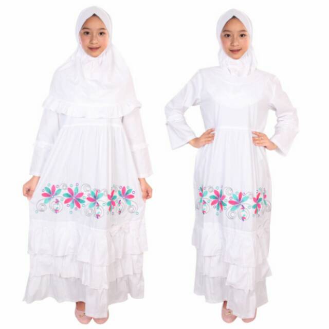 GAMIS PUTIH KATUN JEPANG FAYRANY