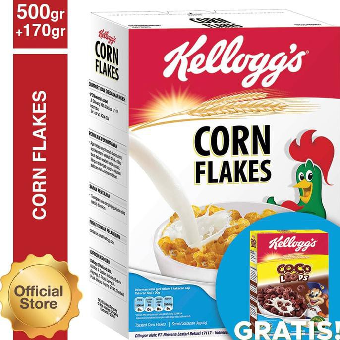 

Terbaru Corn Flakes 500g Free Coco Loops 170g (As2p-8852756346053-88527563035)