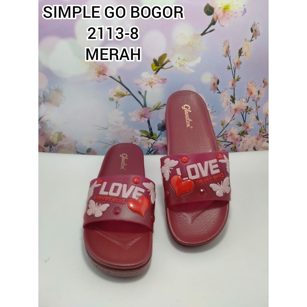 SANDAL WANITA IMPORT KASUAL GLANZTON 2113-8 37-41