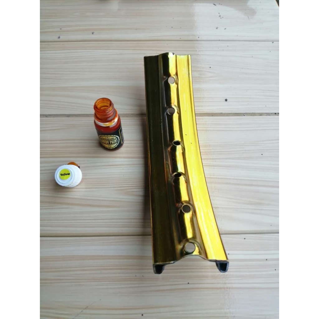 Cat Chrome Candy Paint Kuning / Yellow