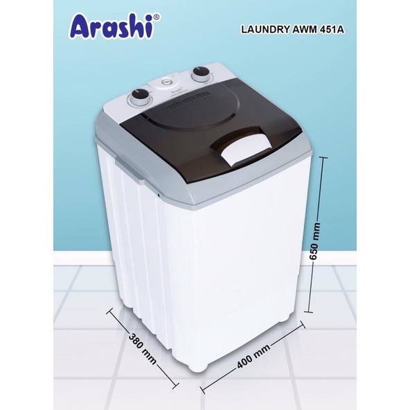 Mesin cuci portable ARASHI