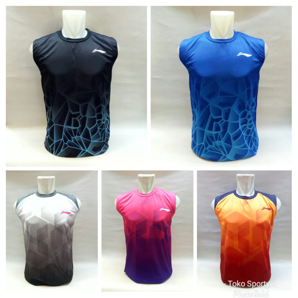 Singlet Badminton / Kaos Singlet Badminton / Singlet bulutangkis / Atasan singlet Badminton