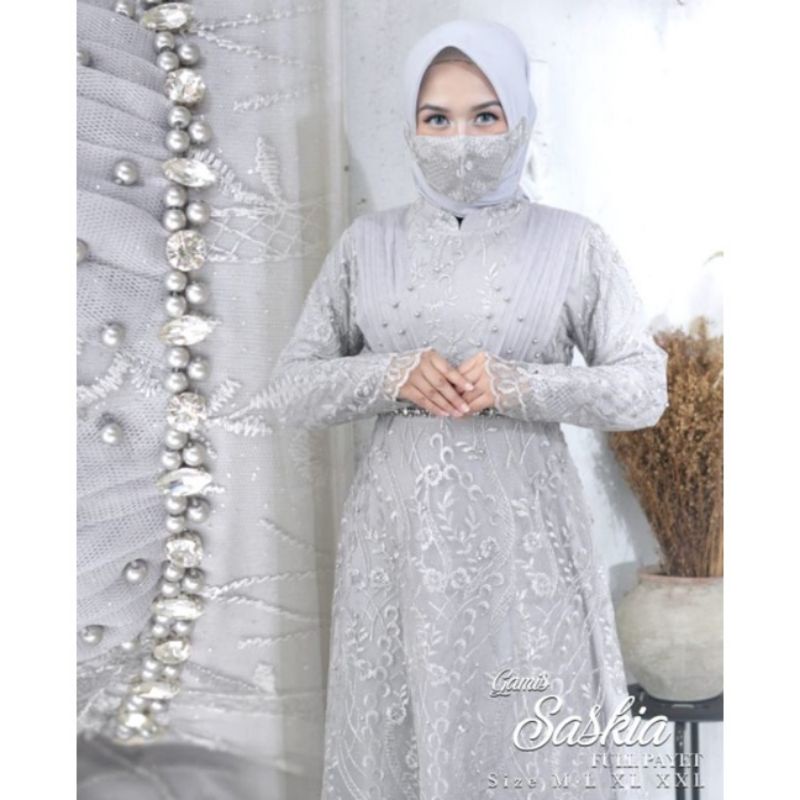 Gamis siskaa//gamis kondangan//gamis pesta terbaruu