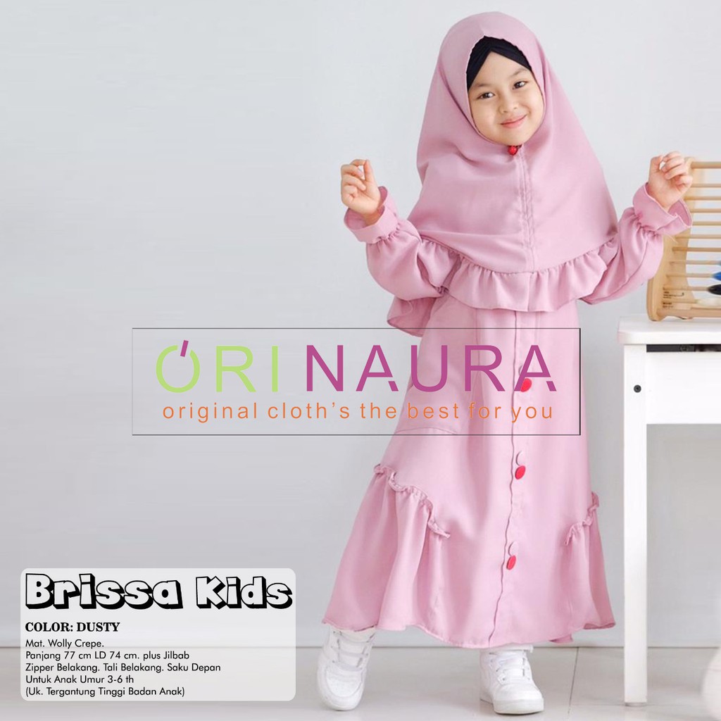 Terlaris Gamis Polos Anak Perempuan Muslim Original Shopee Indonesia