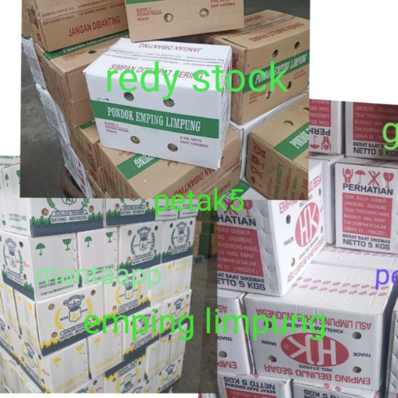 

QH emping 5kg emping melinjo mentah semi kering asli limpung