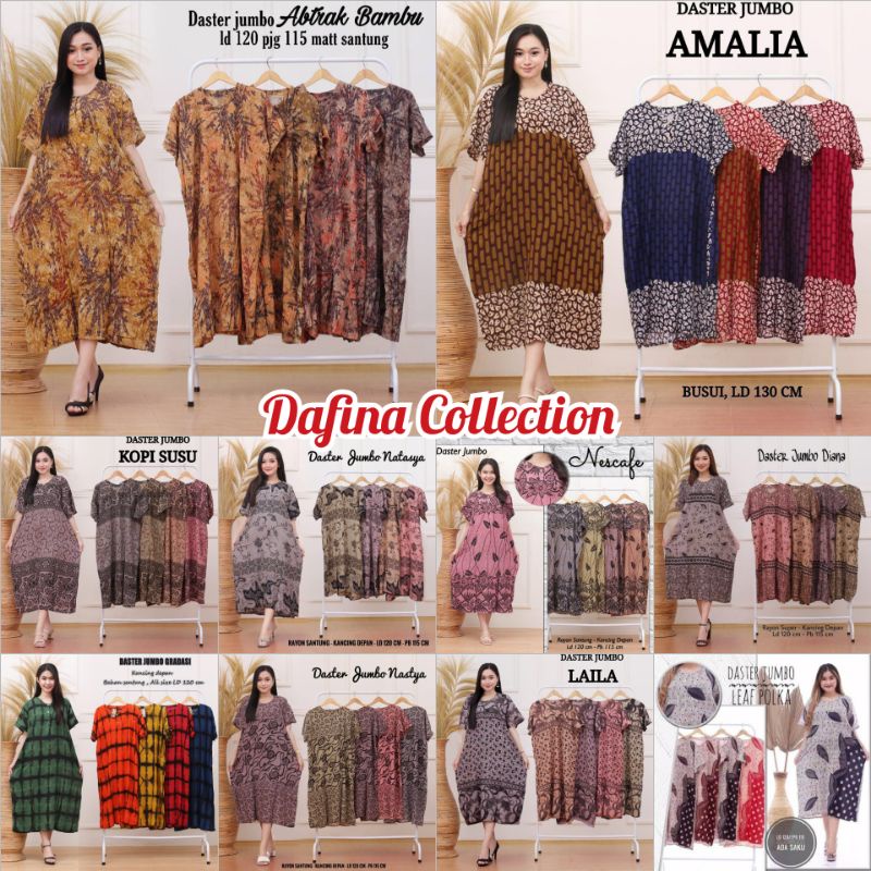 Daster JUMBO Murah Baju Tidur Wanita JUMBO BIG Size Busui Kancing Depan