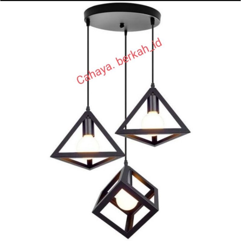 Lampu Hias Gantung Kap lampu Minimalis Modern Vintage Outdoor Ruang Tamu