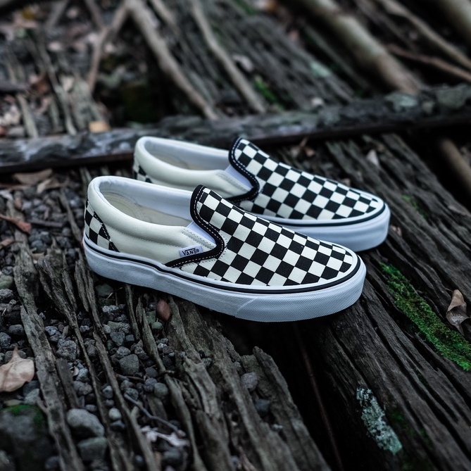 Jual Vans Slip On Checkerboard Classic Original | Shopee Indonesia