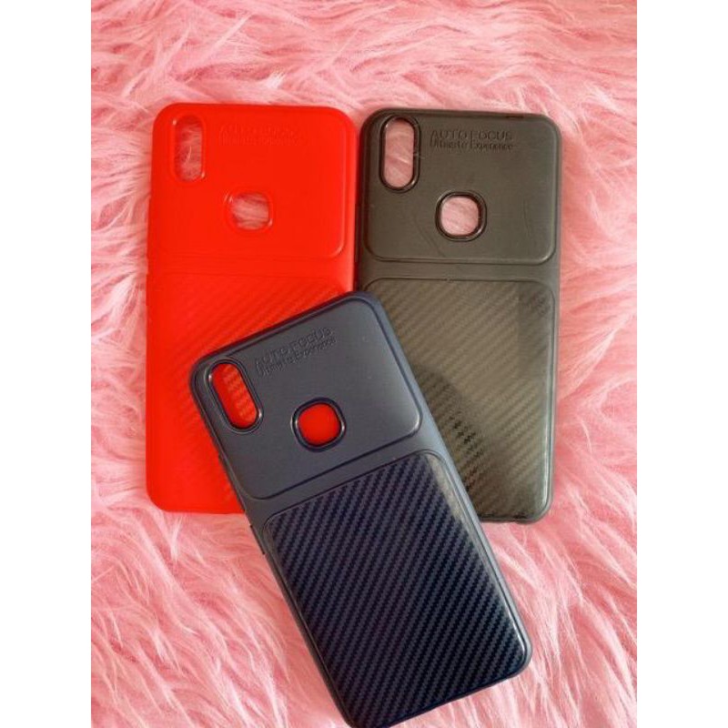 Softcase Auto Focus Carbon for hp samsung j3pro j2prime g530 j7prime ,Xiaomi Redmi Note5A,Vivo V7,Oppo F5 A71 Iph 5G#casemurah