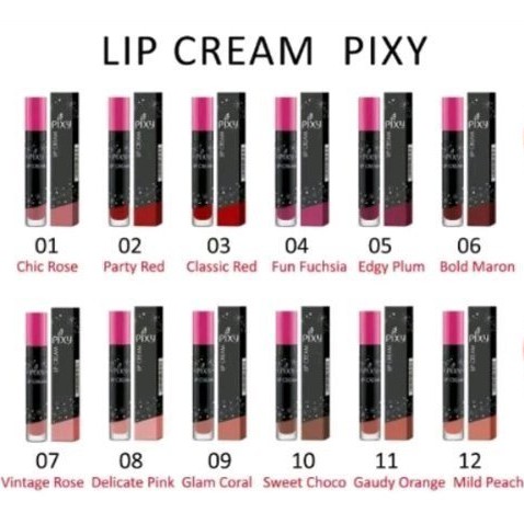 Pixy Lip Cream Matte 4 gram Lipcream 18 WARNA