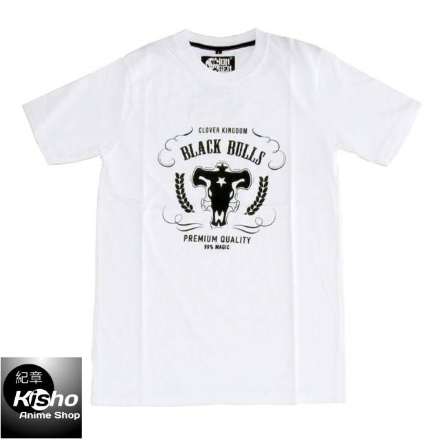 T-shirt Kaos Anime Black Clover Black Bulls