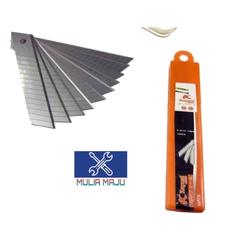 

ISI CUTTER PUTIH BESAR ISI 10pcs KAPUSK / isi cutter putih perkotak