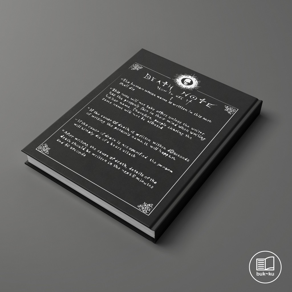 

Terlaris ✨ - Death Note buku custom agenda planner custom notebook catatan sekolah kuliah3.1.23