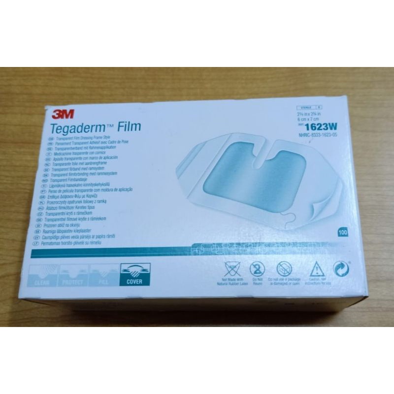 Tegaderm 1623W Box / Transparent Film Dressing  Frame Style 1623W 3M