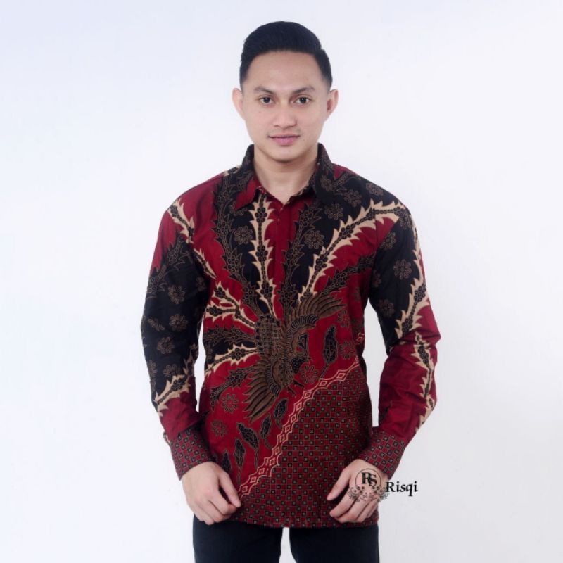 TERBARU Couple sweet || couple batik ayah dan anak cowok BATIK MERAH BATIK NAVY