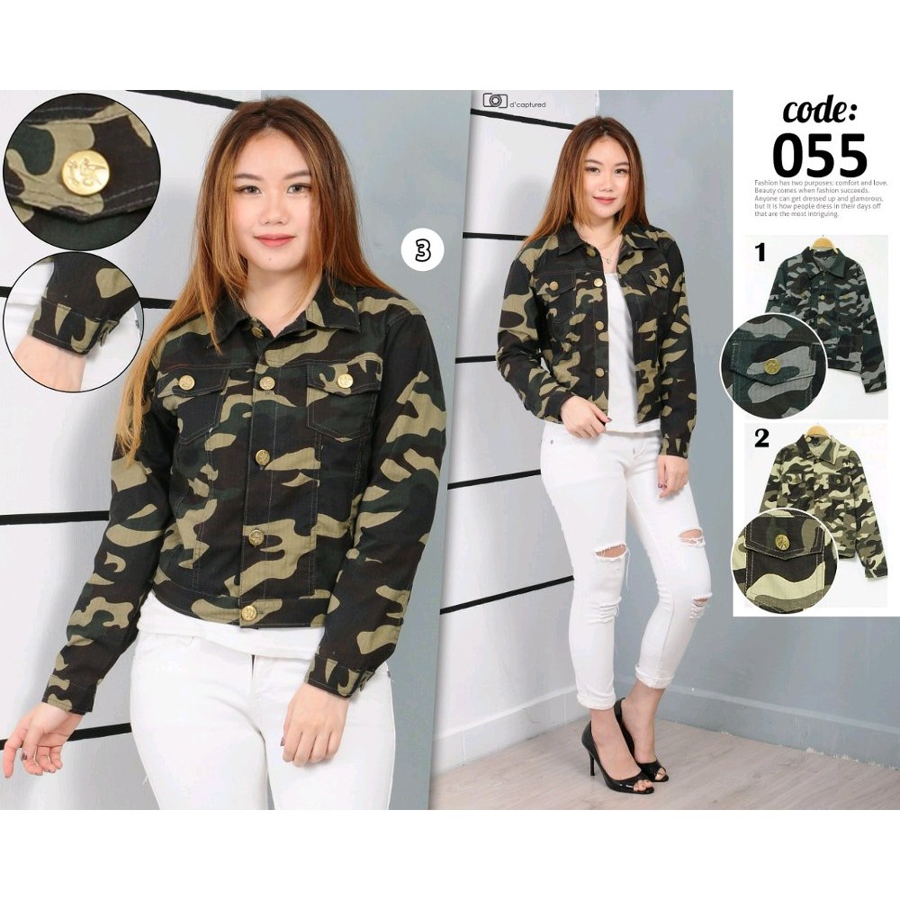 BARU JAKET ARMY LORENG STANDART & JAKET ARMY WANITA & JAKET ARMY LORENG