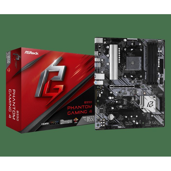 MOTHERBOARD ASROCK B550 PHANTOM GAMING 4 AMD