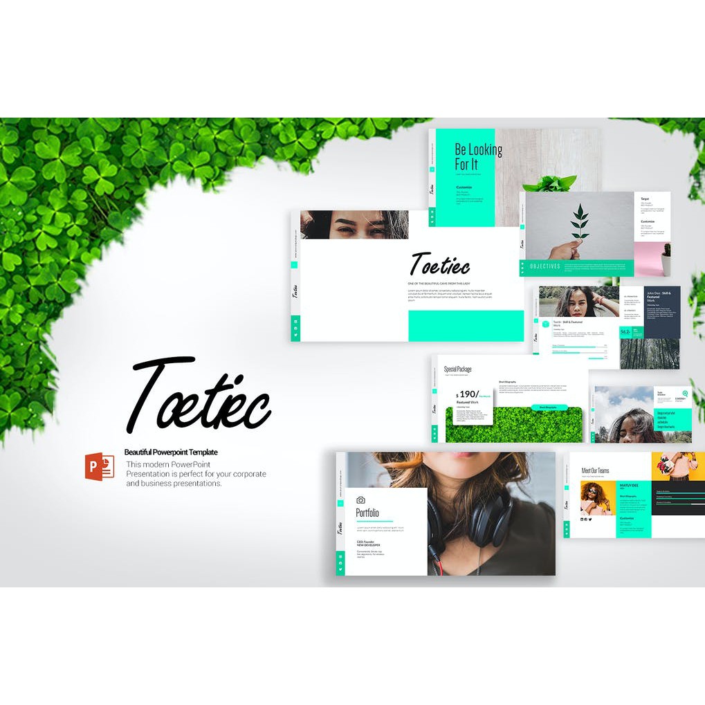 

Template Powerpoint: Toetiec - 90 Kreatif Slide Presentasi (PPT,PPTX)