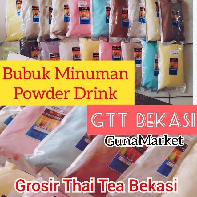 

Minuman Bubuk Aneka Rasa 1kg / Boba Drink/ Bubble drink