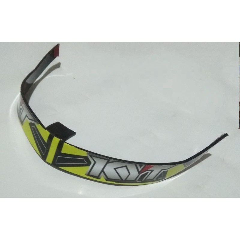 Spoiler Helm KYT TT Course / TTC Electron Yellow Acrylic