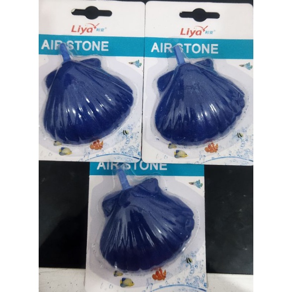 Batu aerator Airstone Liya Bentuk bintang dan kerang