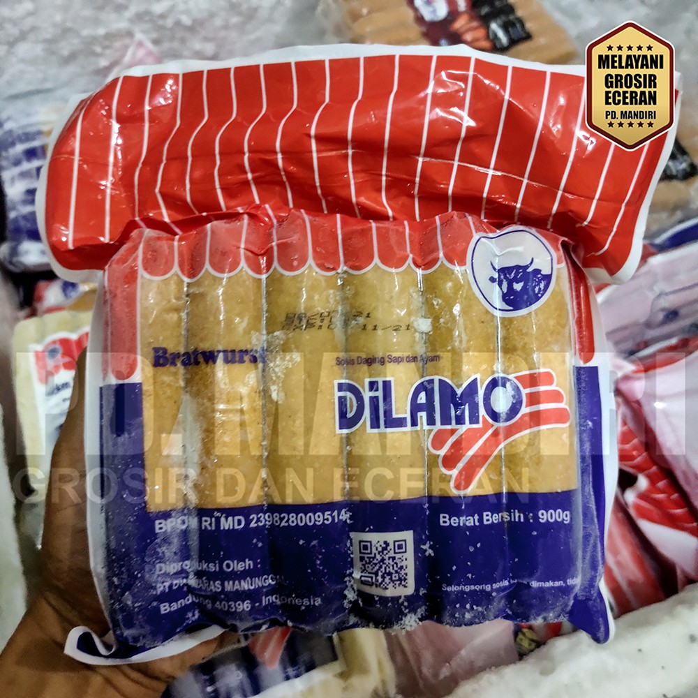 

DILAMO BRATWURST 900 GR