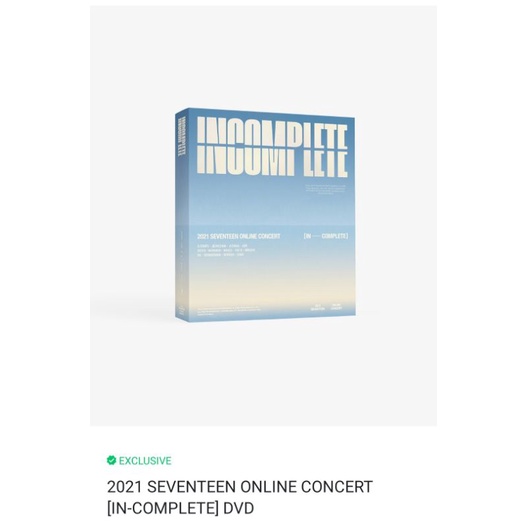[PELUNASAN] SHARING DVD SEVENTEEN INCOMPLETE