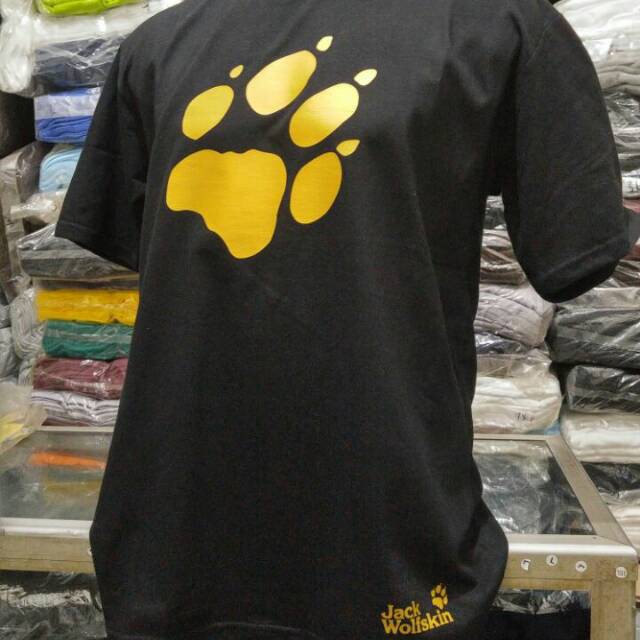 Jack wolfskin kaos baju tshirt