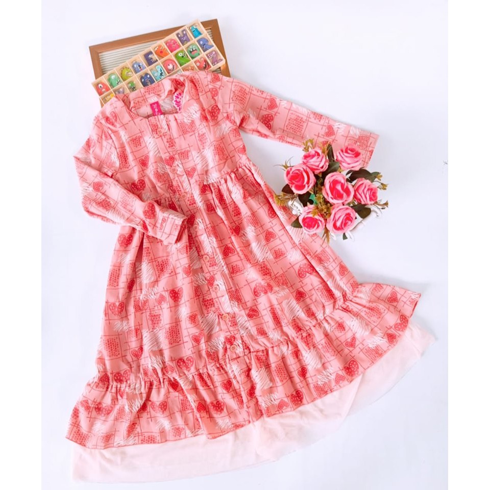 GAMIS Anak MONALLISA TUTU size 2-5 tahun BY FLOWERS KIDS