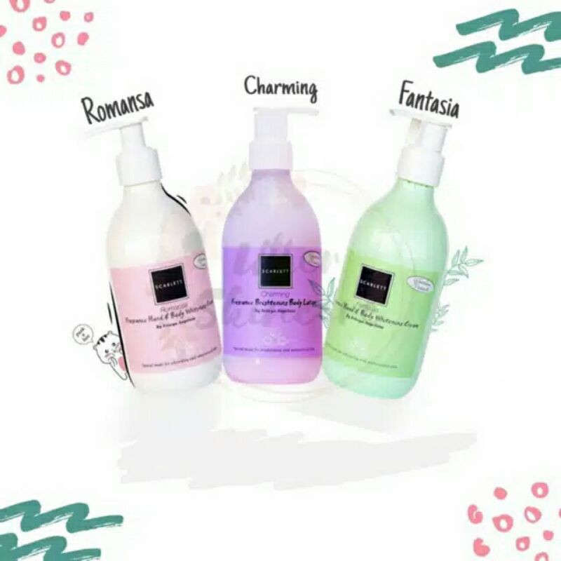 SCARLET BODY LOTION/LOTION WHITENING ORIGINAL