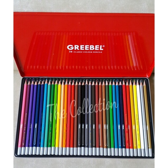 

Cantik Atk0092Gb 36 Warna Kaleng Classic Pensil Greebel 1736 Tin Case Pencil Terbatas