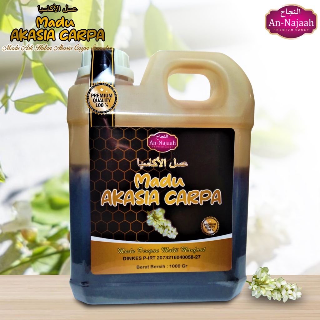 Madu Asli Murni Akasia Carpa Jambi | Acacia Cressicarpa | Madu Akasia Carva Carpa Riau Sumatra 1 kg