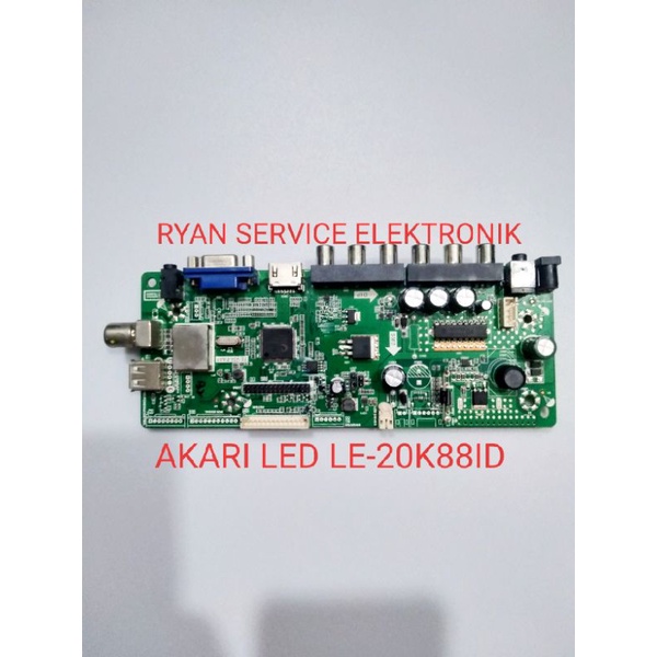 mb mainboard TV LED AKARI LE-20K88ID