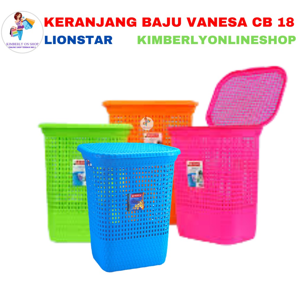 Keranjang Baju Laundry Bag CB18 Vanesa Laundry Box Large Lion Star