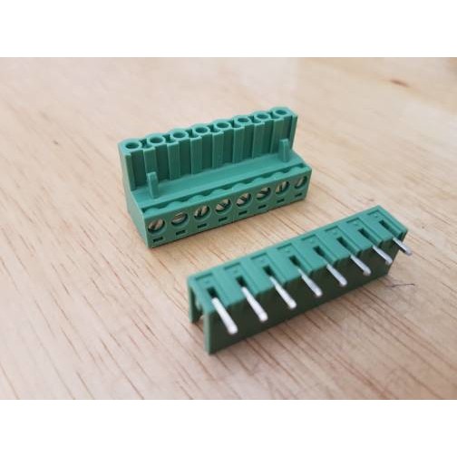 2EDG 5.08 mm 8P L TEKUK Green Terminal pin Block Connector screw 5.08mm 8pin 8 pin right angle blok