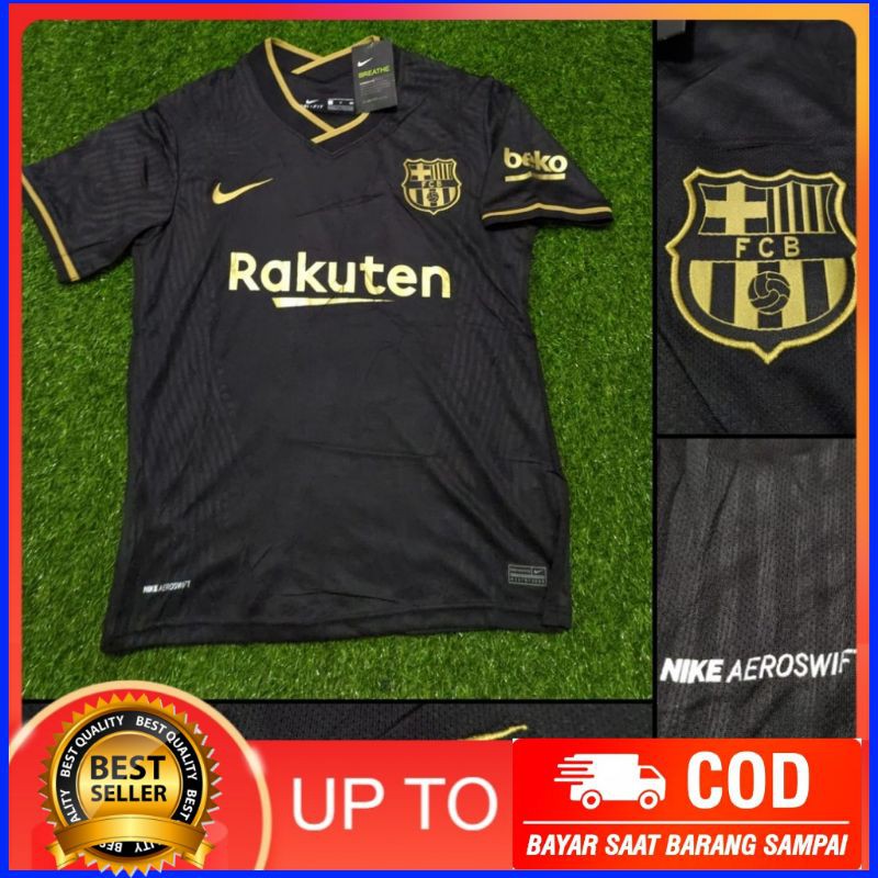 BAJU_KAOS JERSEY BOLA BARCELONA AWAY 2020/2021 GRADE ORI