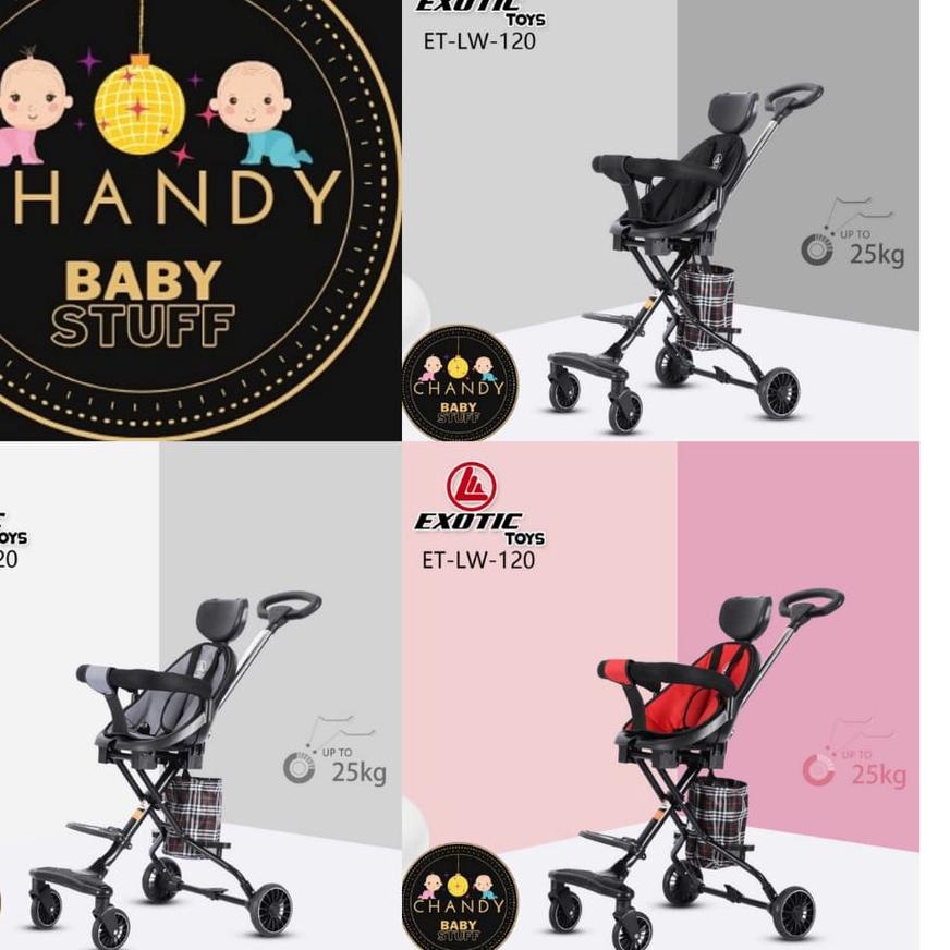 limited STOCKMAGIC STROLLER EXOTIC ET-LW 120, LW 121 ( CANOPI ) - GRATIS HADIAH LANGSUNG|SQ1