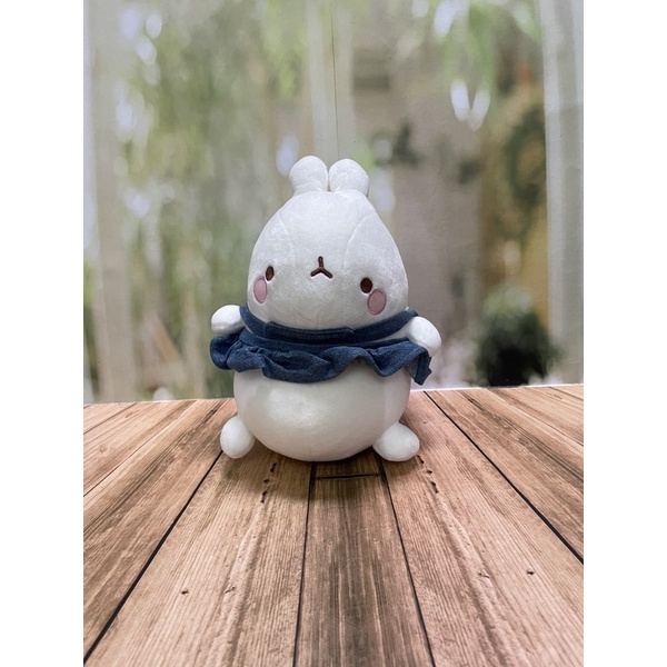 molang kostum denim boneka kelinci/boneka molang/molang boneka