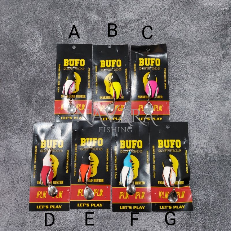 Soft frog bufo konin 3.5cm