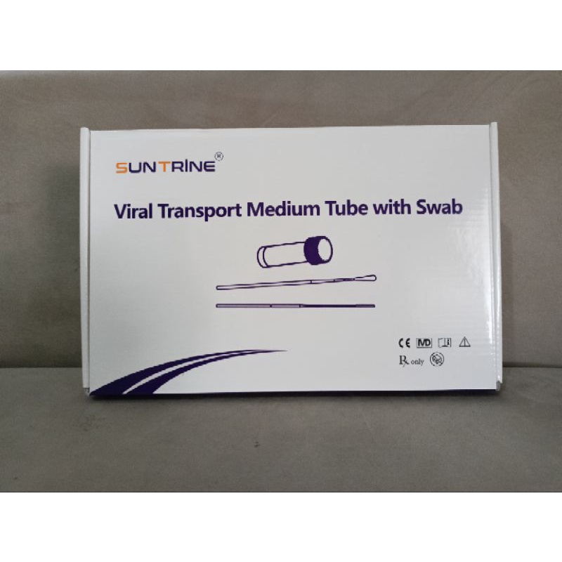VTM Suntrine 25 Set Inactivated Virus Transport Medium  Virus Sampling Tube Tabung Media Penyimpanan