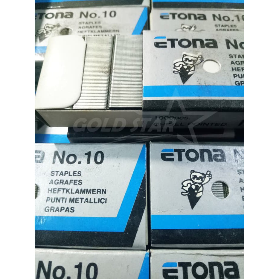 Isi Staples Jepretan Etona Kecil No 10 (Untuk Jepretan HD 10)