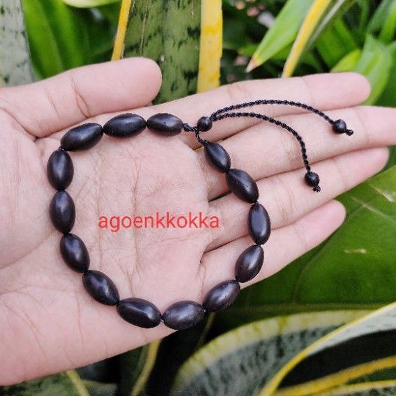 Gelang oval full hitam kokka kaokah