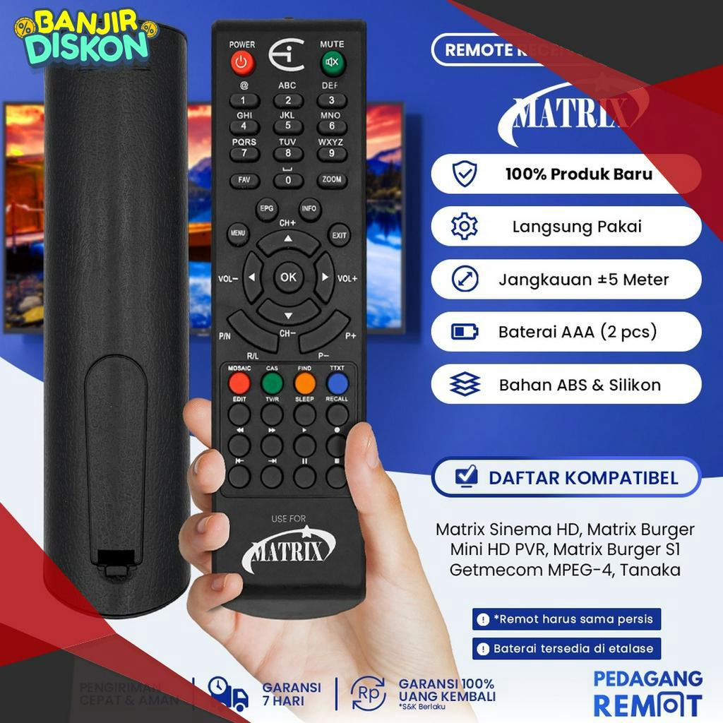 MALL Remot Remote Receiver TV Parabola Tanaka Matrix Getmecom MPEG4