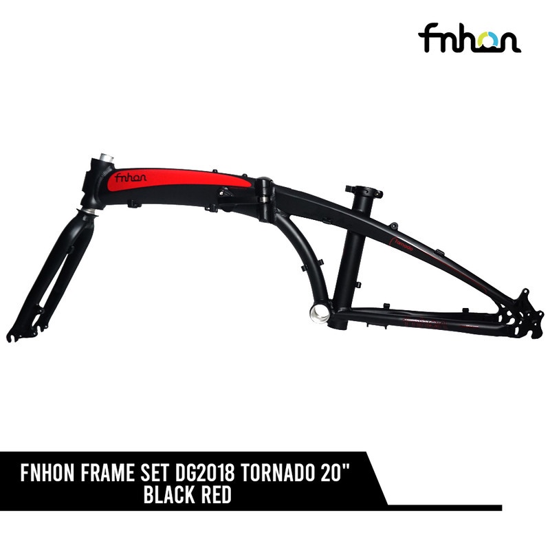 FNHON FRAME SET DG2018 TORNADO 20" BLACK-RED