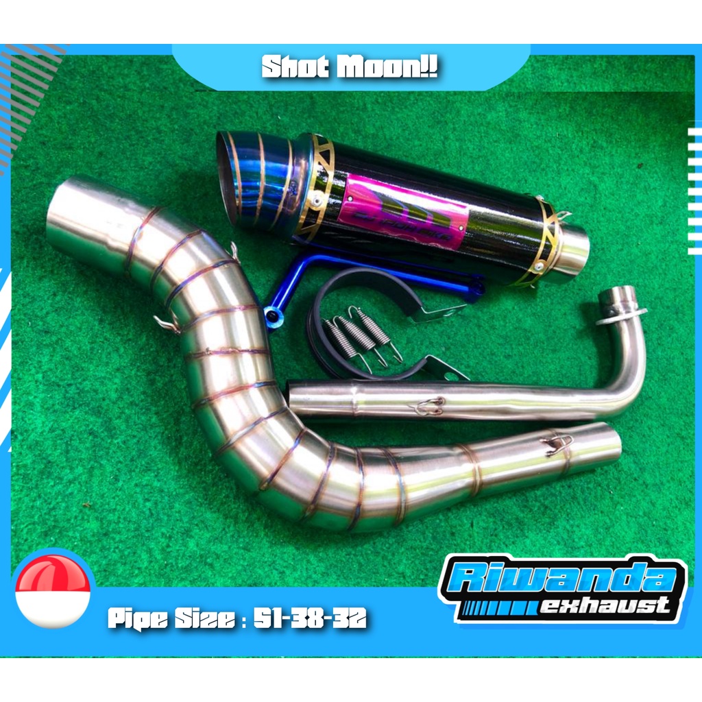 Cj IPOH Exzos EX5 Racing Exzos WAVE125 Exzos Kriss Exzos Lagenda Exhaust EX5 Open Racing