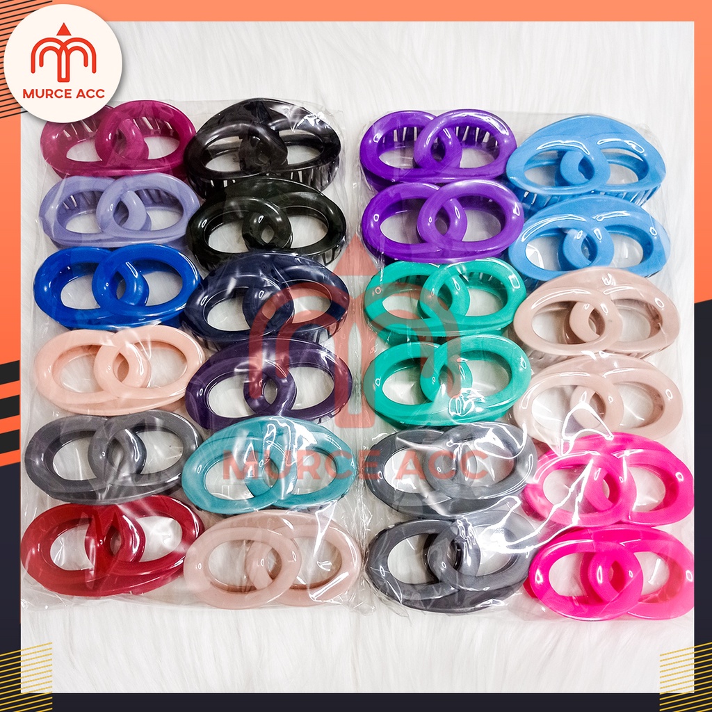 (12 Pcs) Jepit Rambut Jedai Salon Unik Model Korea 1 Lusin Harga Grosir