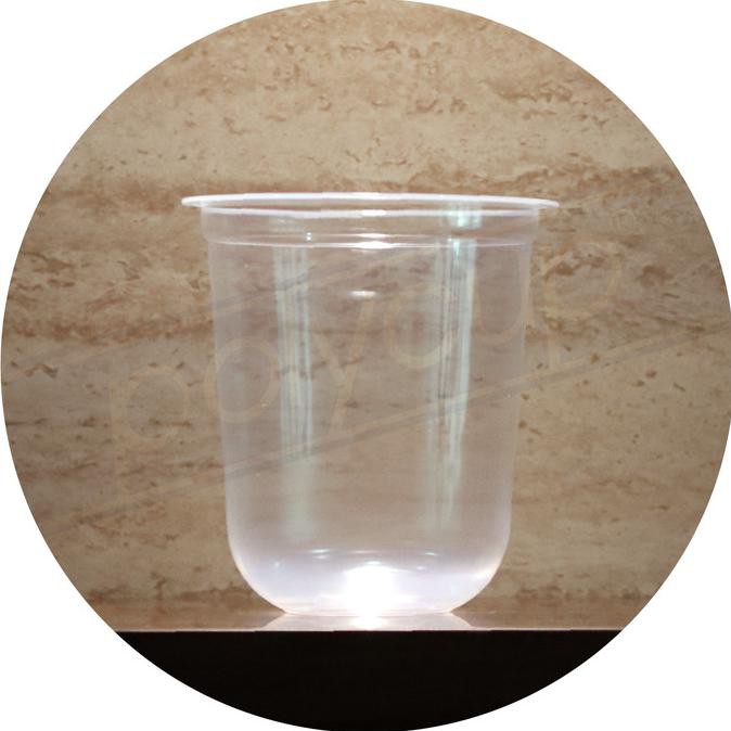 Cantik Cup Pp Polycup 14Oz Ntr - Capsule / Oval Trendi