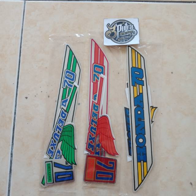 Striping honda c70 polet honda c70 sticker honda c 70